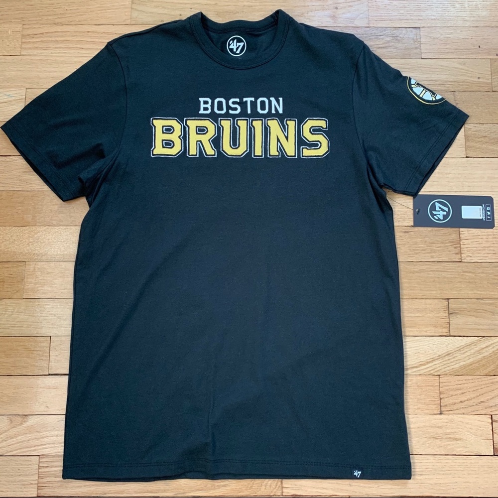 Boston Bruins Appliqué Patch Tee NWT